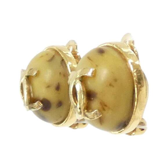 CHANEL Brown Earrings
